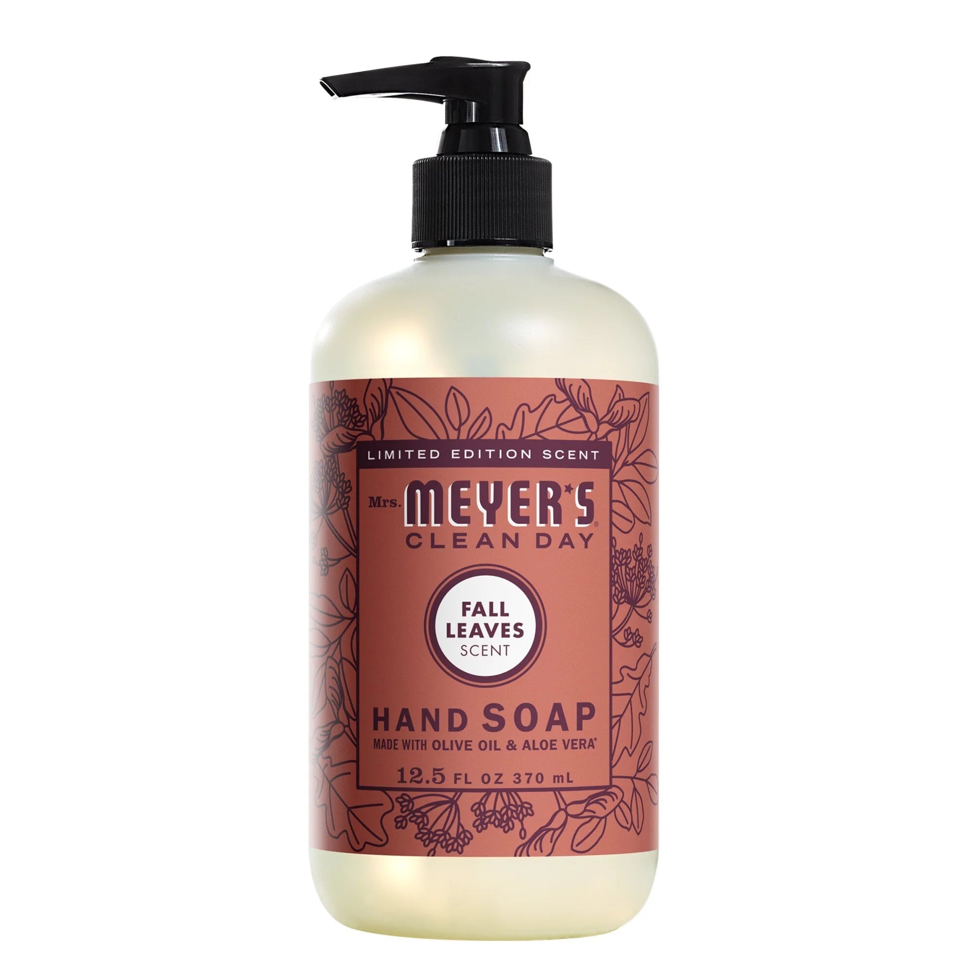 Mrs. Meyer’S Clean Day Liquid Hand Soap, Fall Leaves Scent, 12.5 Fl Oz