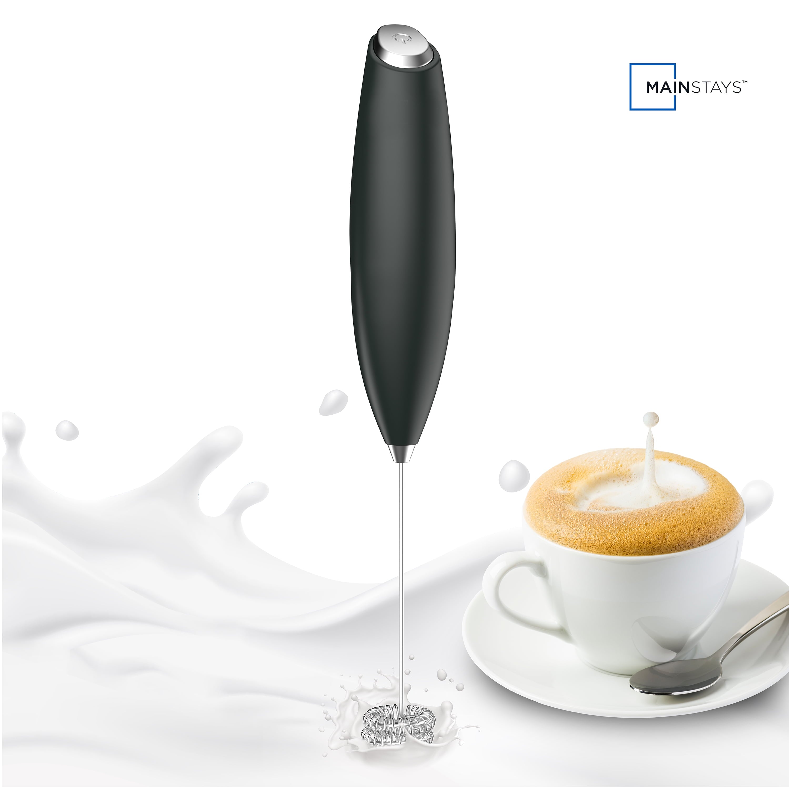 Milk Frother, Battery-Powered Handheld Milk Frother Wand