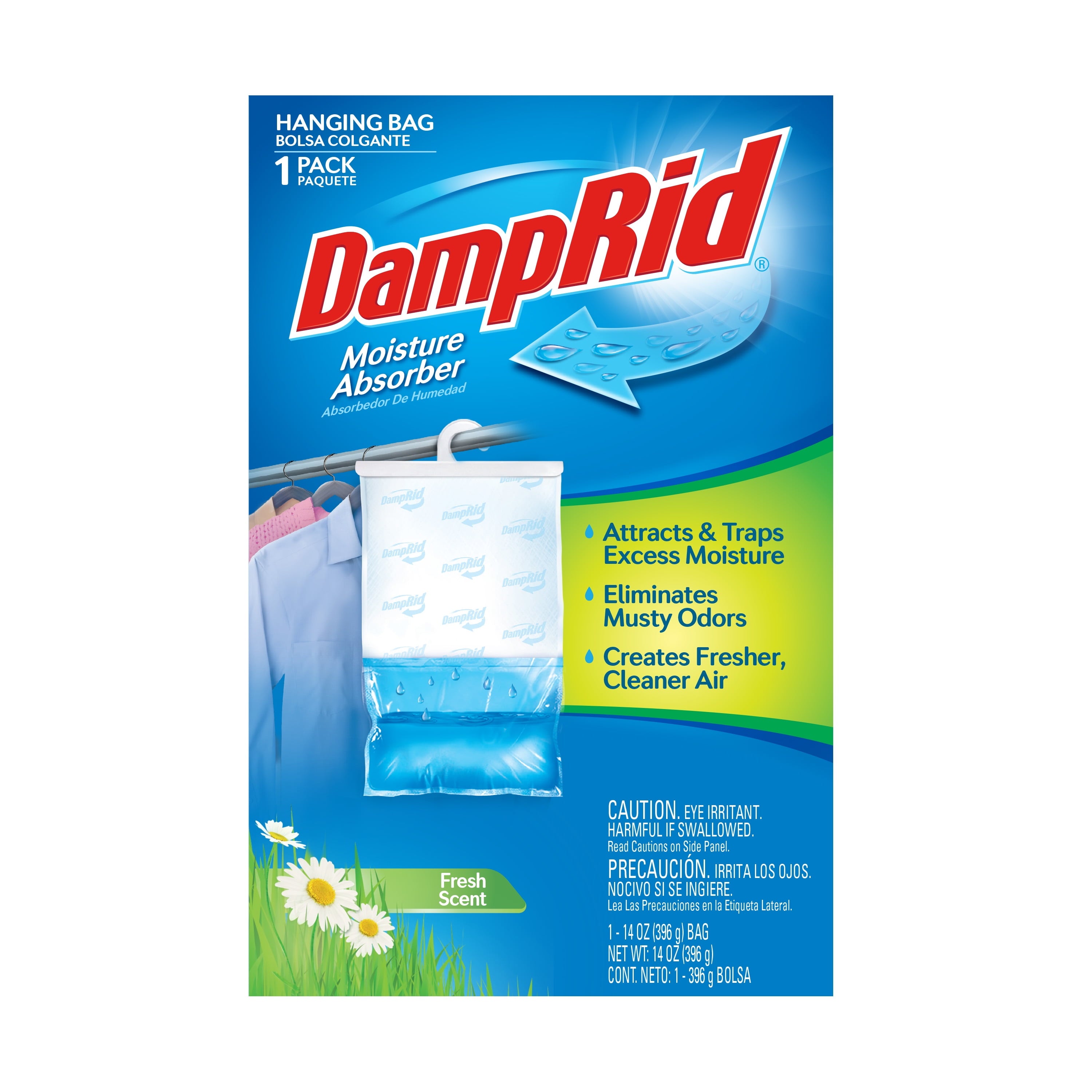 Hanging Moisture Absorber Dehumidifier - Eliminates Musty Odors