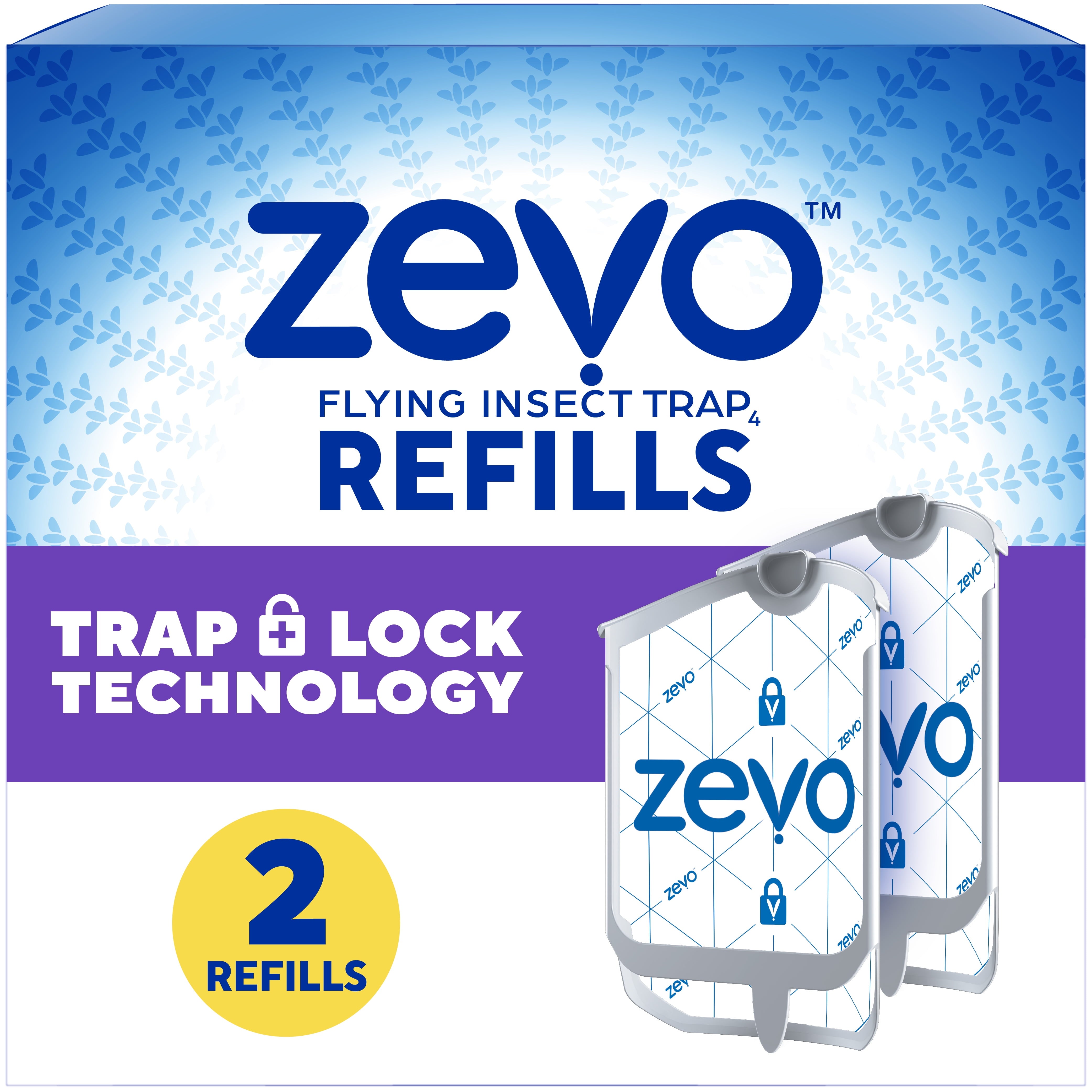 Flying Insect Trap Refill: 2 Indoor Light Trap Refill Cartridges Capture House Flies, Fruit Flies, and Gnats (2 Refill Cartridges)