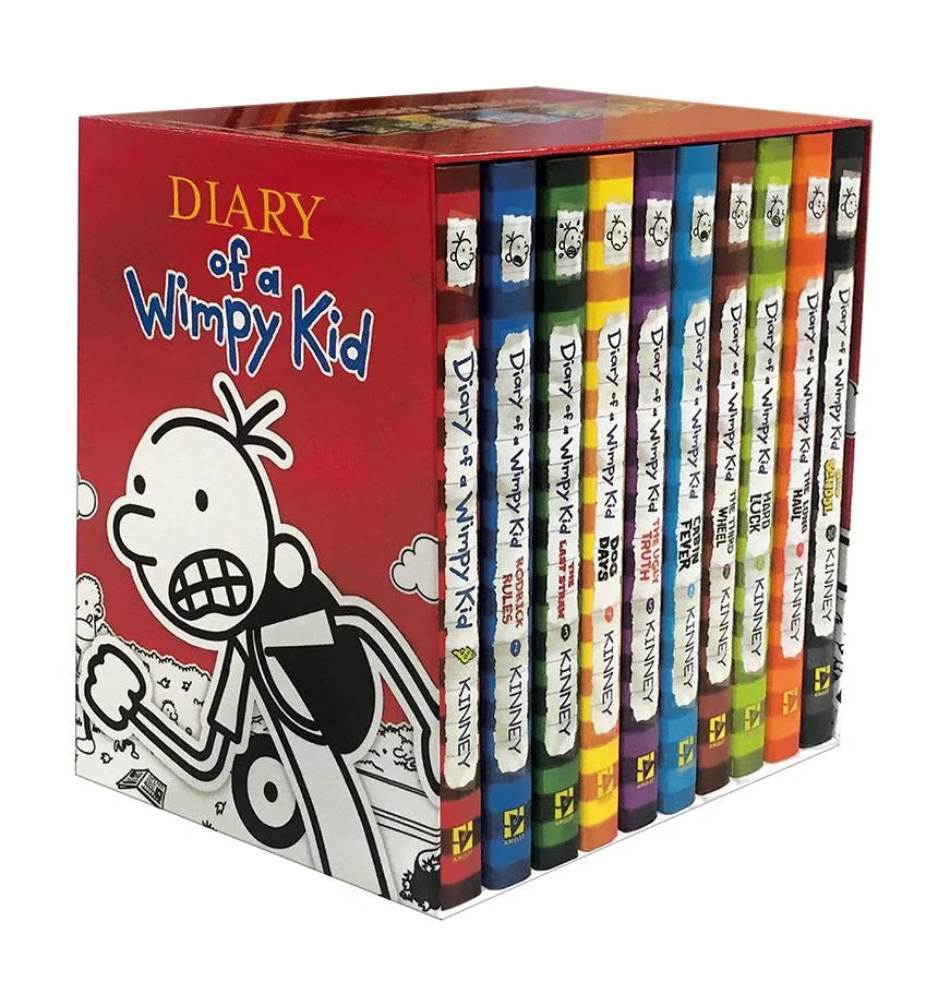 : Diary of a Wimpy Kid Box of Books 1-10 Hardcover Gift Set (Hardcover)