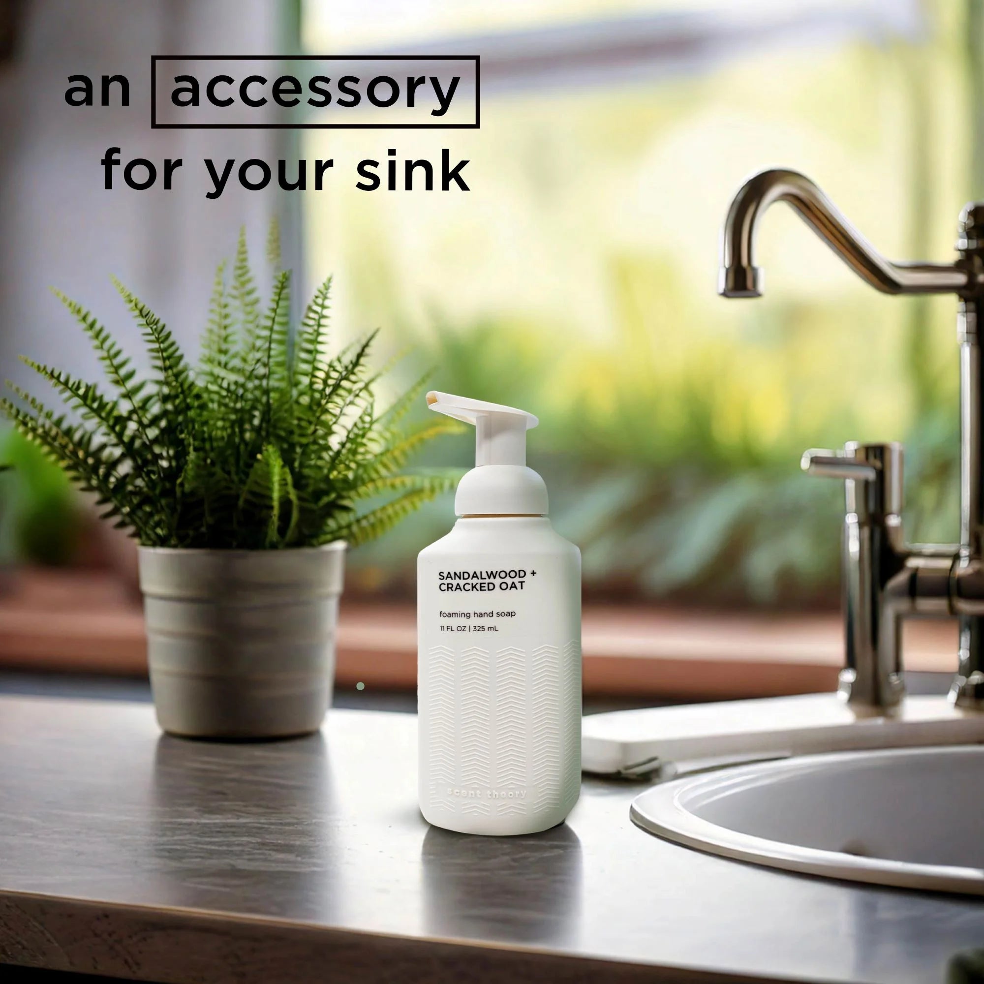 Foaming Hand Soap, Sandalwood and Cracked Oat, 11 Fl Oz