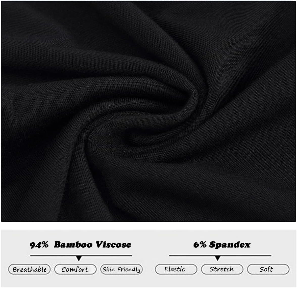 Men'S Underwear Breathable Long Leg No Ride-Up Boxer Briefs for Men Open Fly M L XL 2XL 3XL