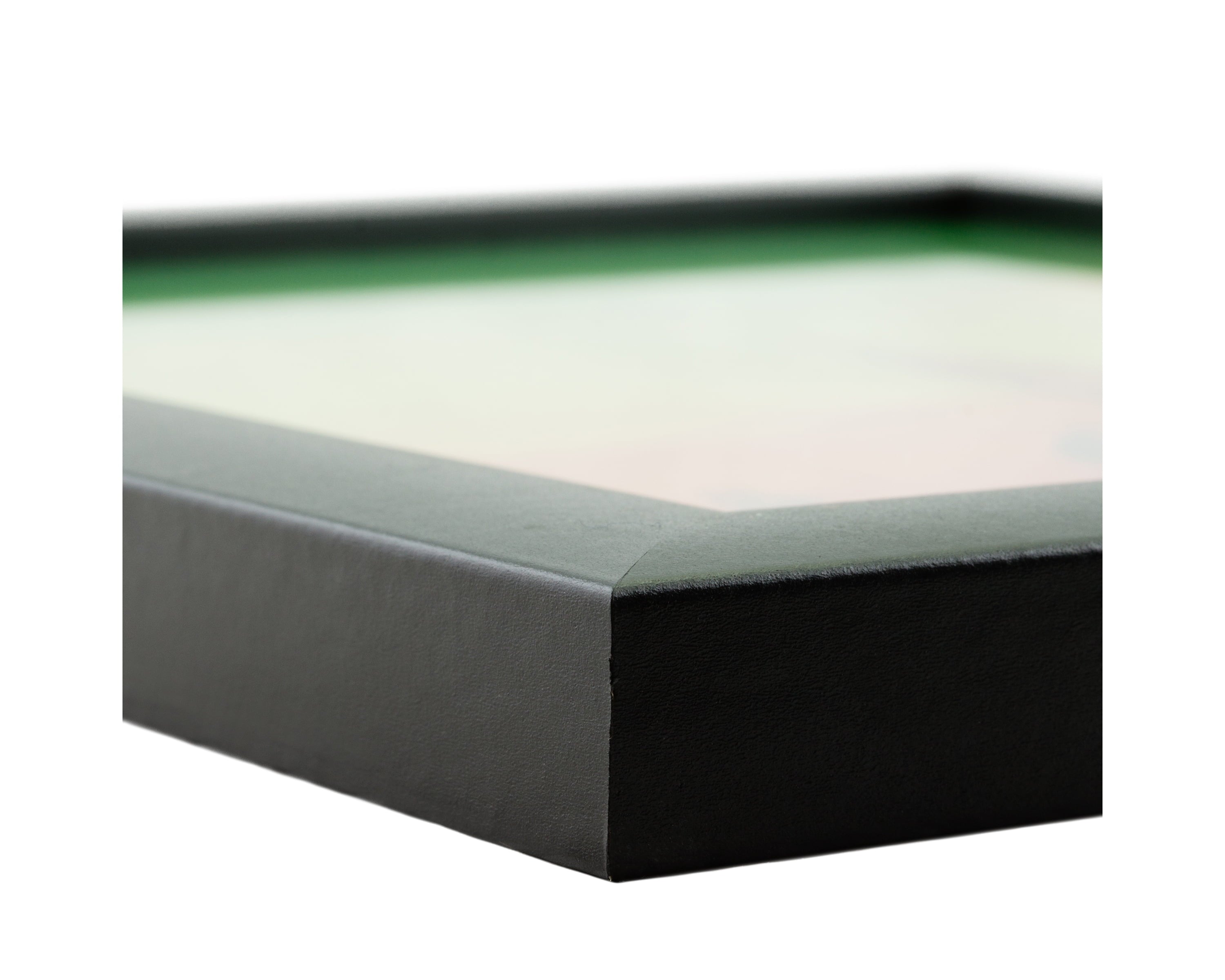 12X12 Picture Frame - Black Style 1"WB3 1 Inch MDF Moulding - Wall Display Frame for Art, Posters, or Photos