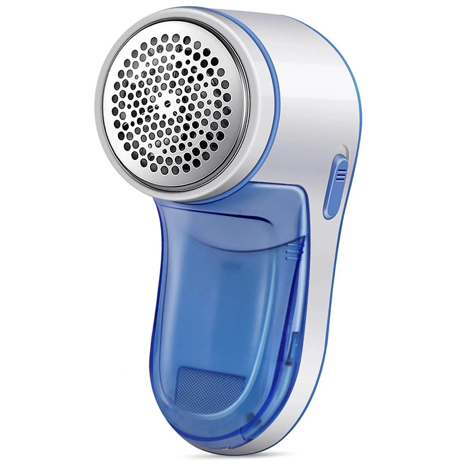 Lint Remover Rechargeable, Electric Portable Sweater Defuzzer with 2 Spare Blades, Blue