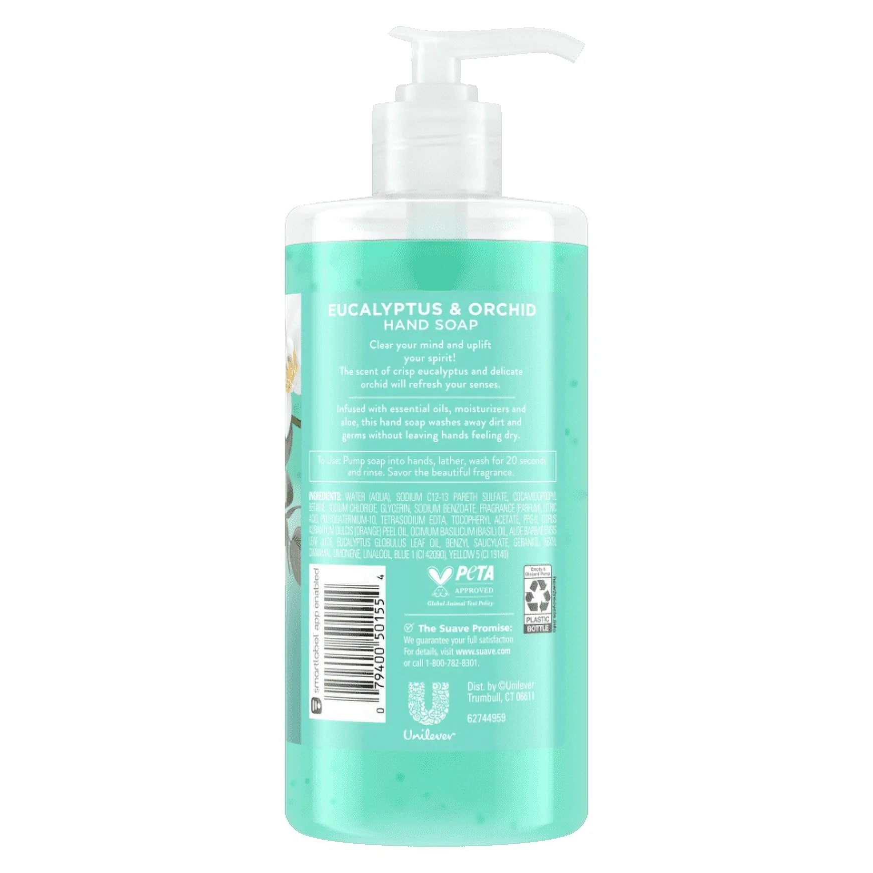 (4 Pack)  Essentials Liquid Hand Soap, Refreshing Eucalyptus & Orchid, 13.5 Fl Oz