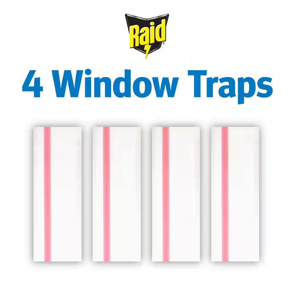 Window Fly Trap (4- Pack)