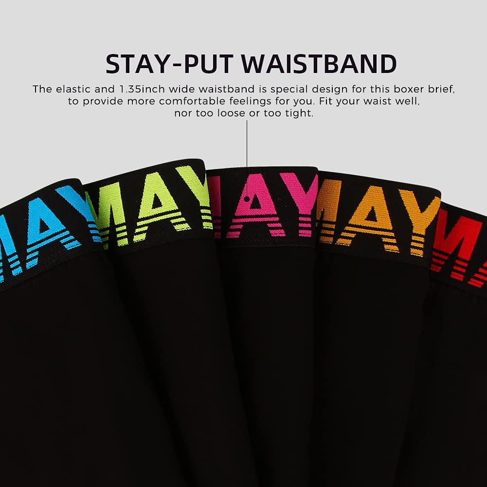 Men'S Underwear Boxer Briefs Cotton Regular Long Mens Boxer Briefs Underwear Men Pack S M L XL XXL