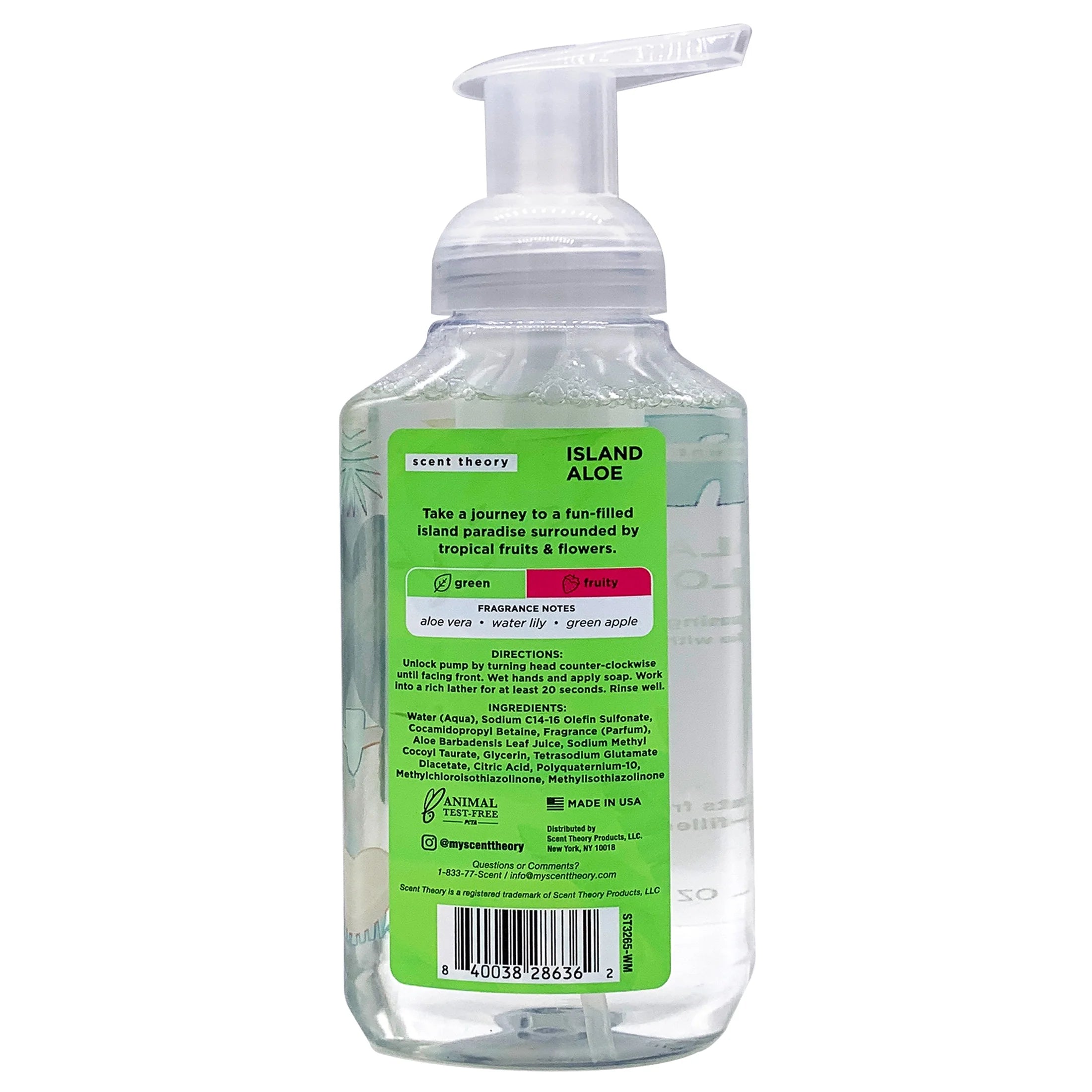 (2 Pack)  Foaming Hand Soap, Island Aloe, 11 Fl Oz