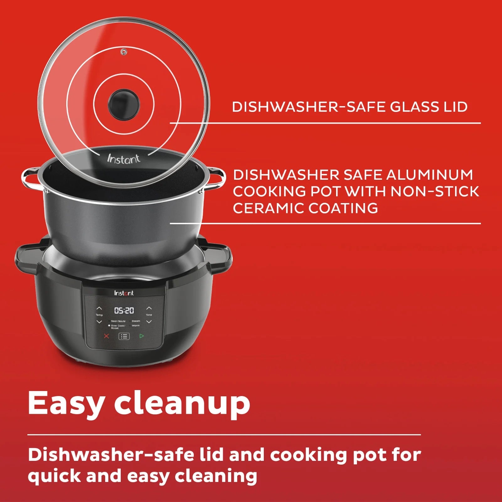 Pot Superior Cooker Chef Series 7.5Qt Slow Cooker + Multifunctional Cooker