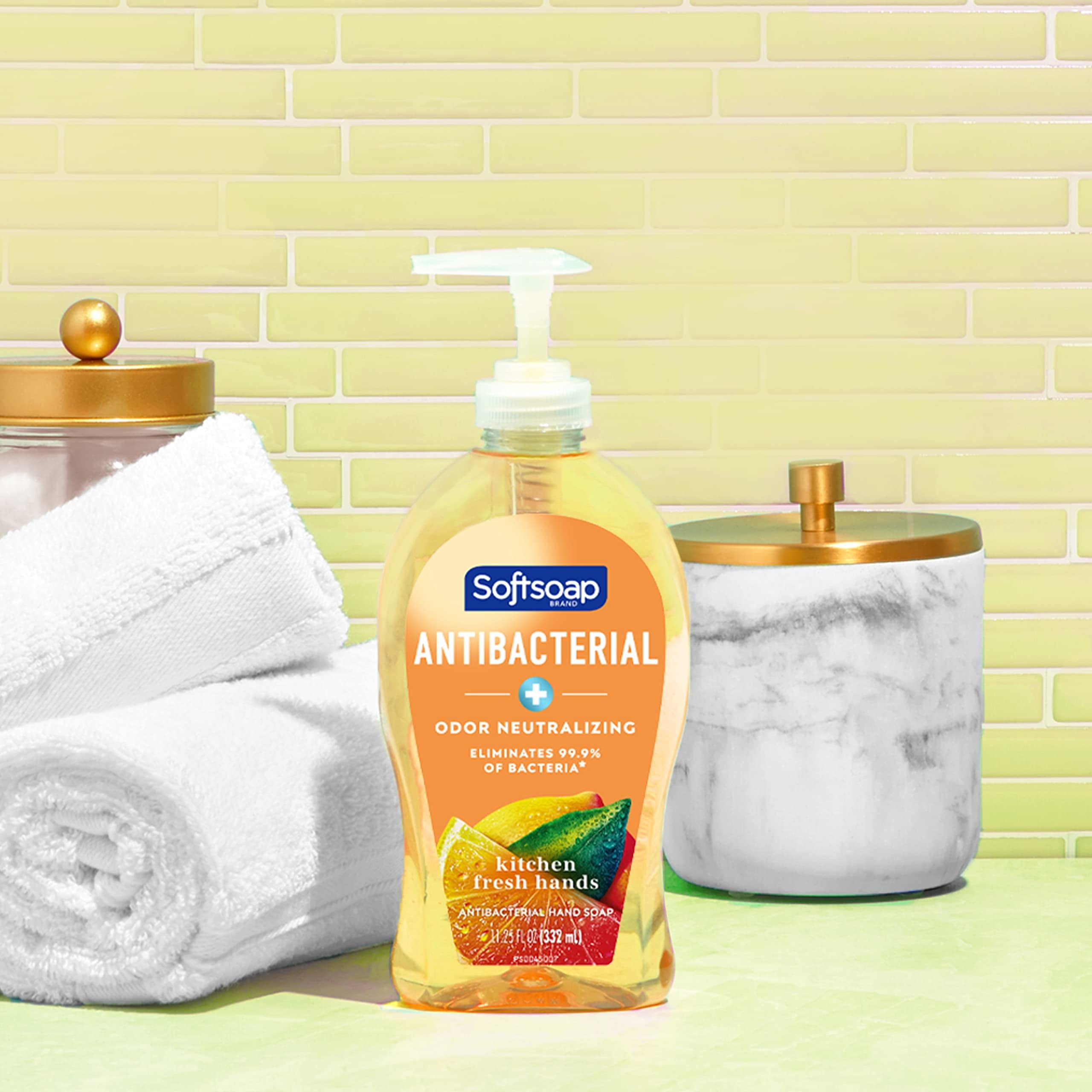 Antibacterial TI12 Liquid Hand Soap, Kitchen Fresh Hand Soap, 11.25 Ounce, 6 Pack