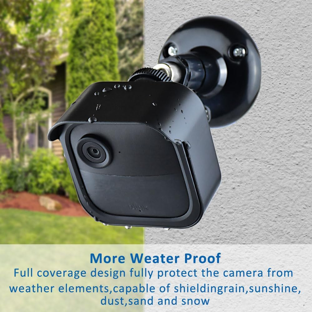 All New Blink Outdoor Camera Mount Bracket Compatible with Blink Outdoor 4Th Gen Camera,Weatherproof Protective Housing and 360 Degree Adjustable Mount (Blink Camera Not Include) 3PACK