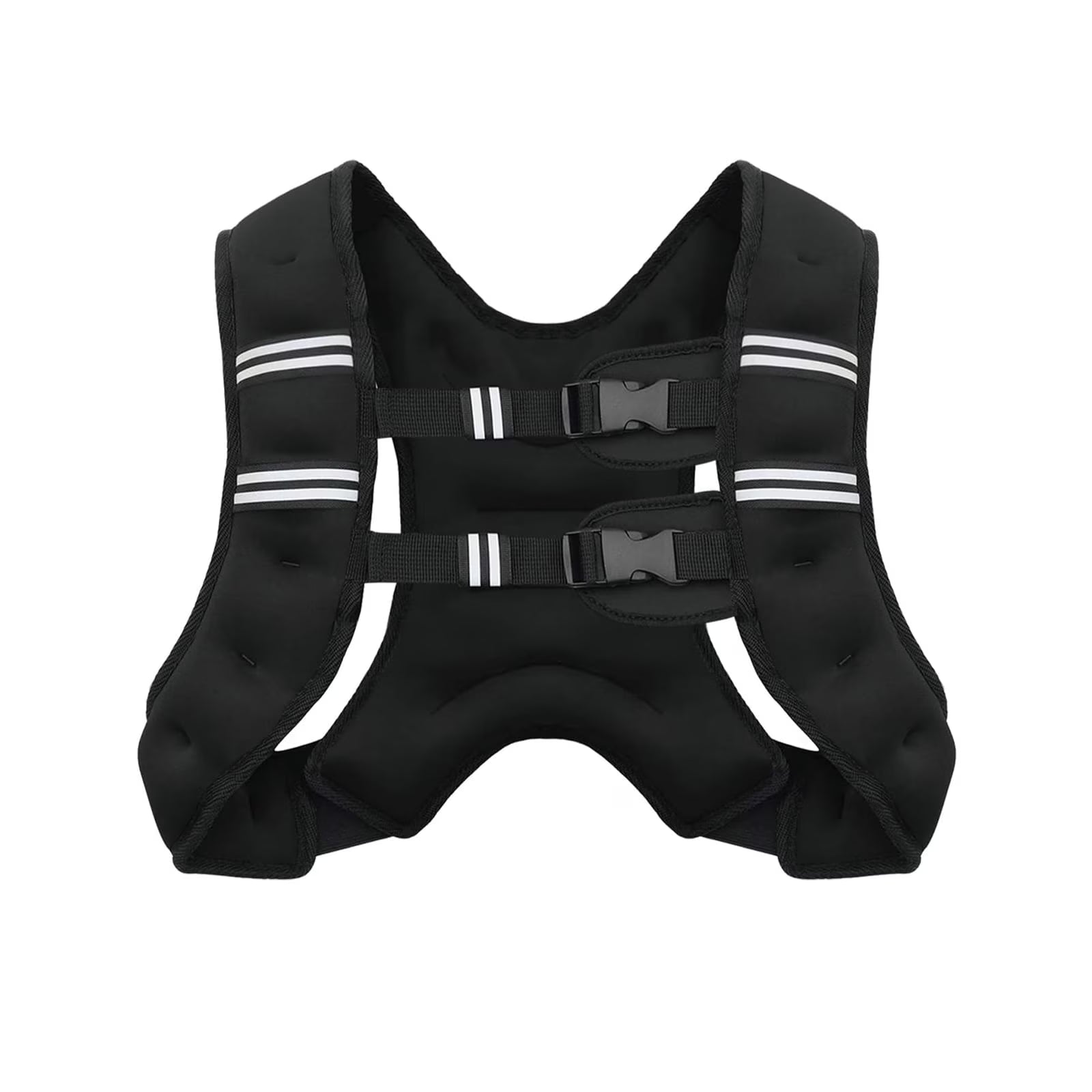 Weighted Vest 12 Lb Weight Vest for Woman Men Sport Weighted Vest with Reflective Stripe Adjustable Buckle Straps Mesh Pocket for Strength Training Running