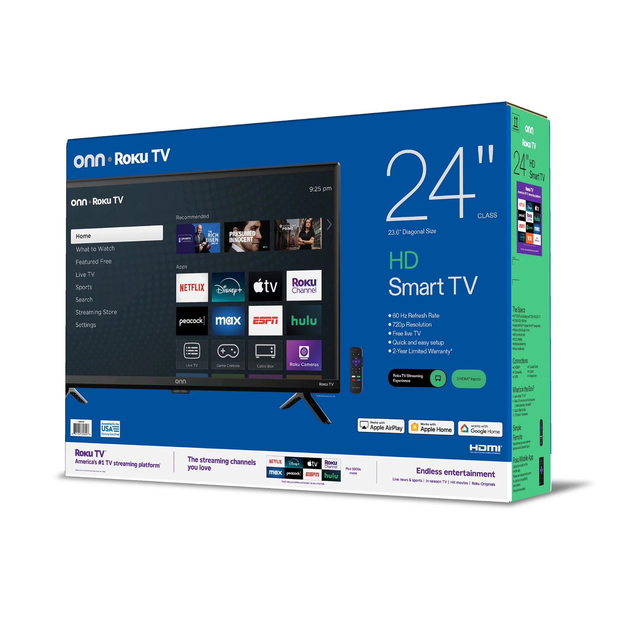 24” Class HD (720P) LED Roku Smart Television (100012590)