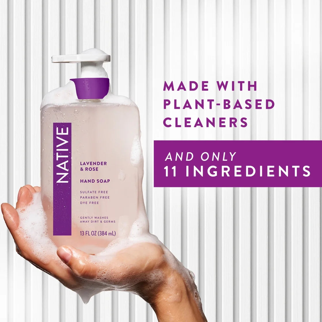 Lavender & Rose Liquid Hand Soap 13OZ