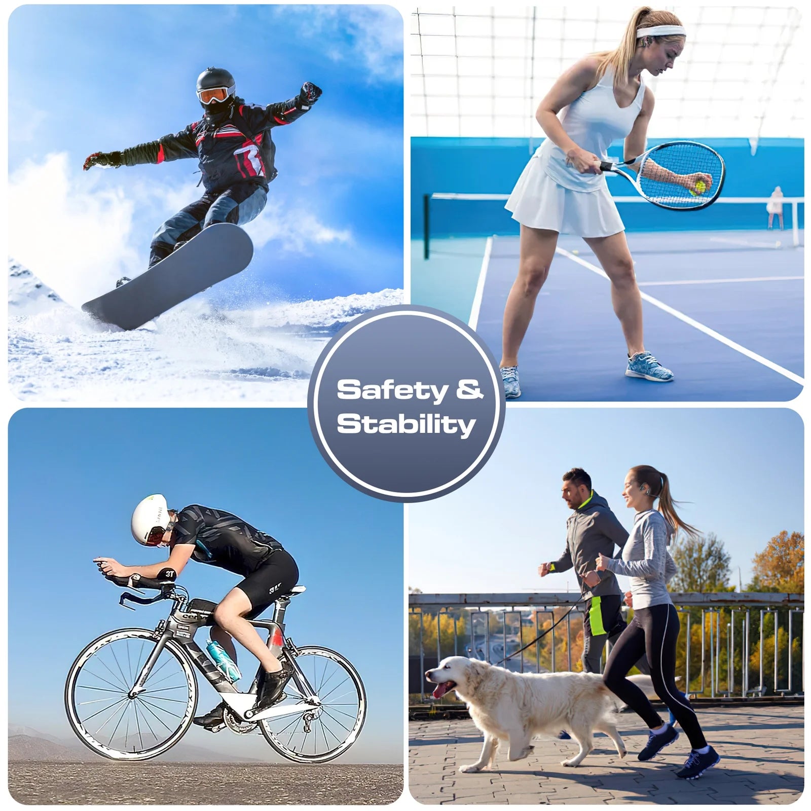 Bone Conduction Swim Headphones, Open Ear Wireless Bluetooth Headsets, IP68 Headphones with Bluetooth 5.3 and 8GB MP3 Player for Run, Hike