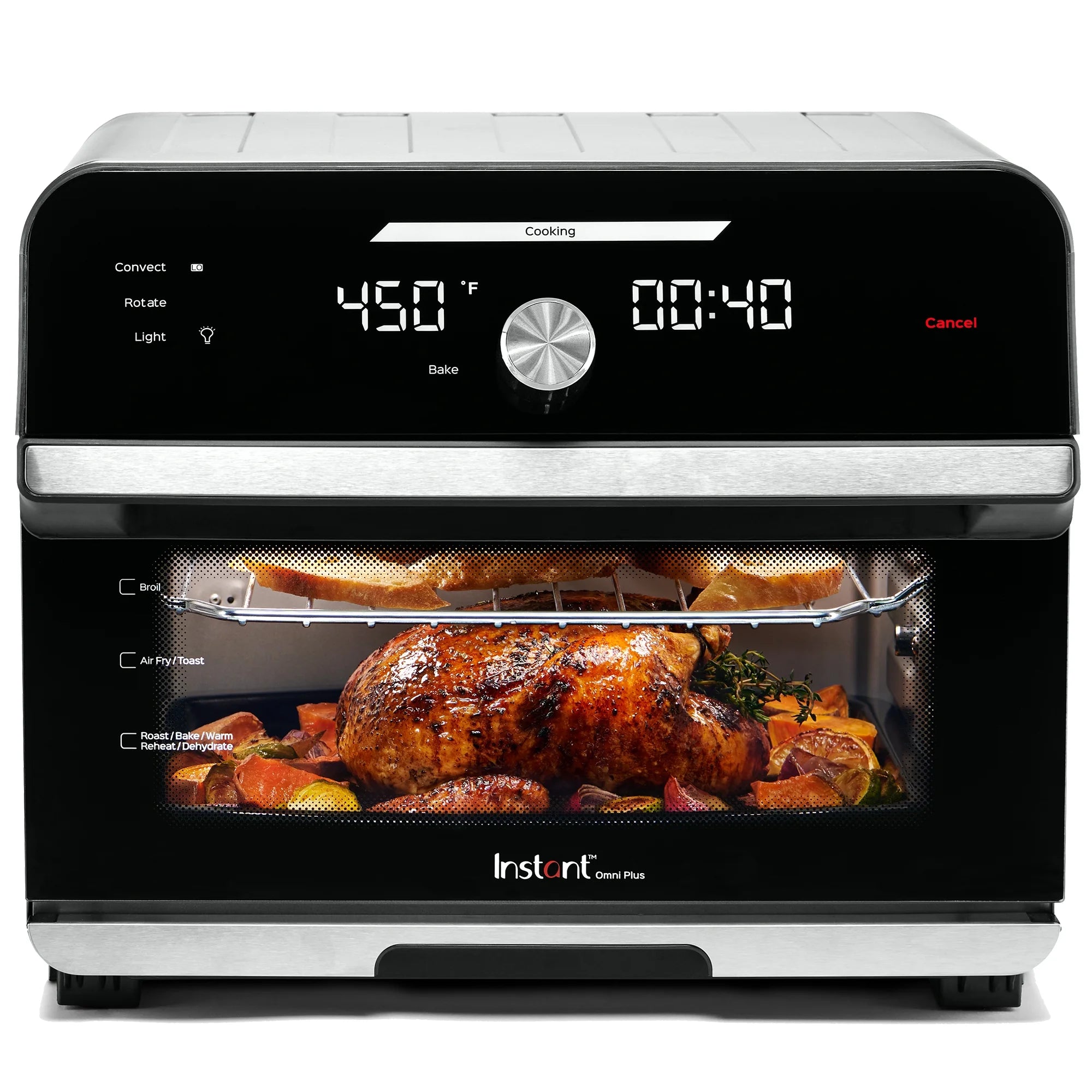 Omni plus 18L Air Fryer Toaster Oven Combo with 10-In-1 Functions, from the Makers of  Pot