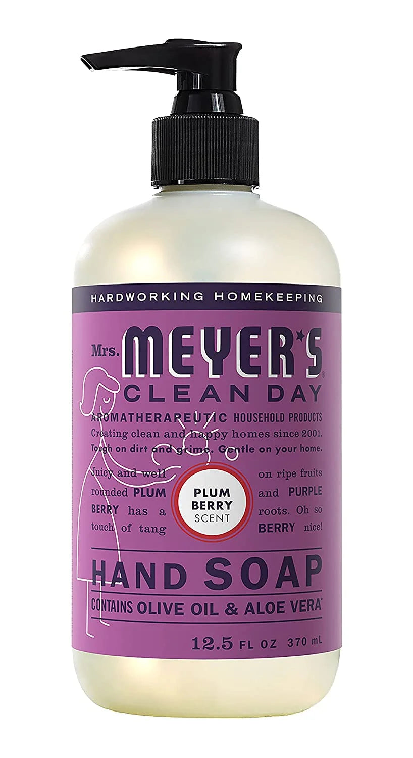 Liquid Hand Soap Variety Pack, 1 Rain Water Scent Hand Soap, 1 Oat Blossom Scent Hand Soap, 1 Plum Berry Scent Hand Soap, 12.5 FL OZ (3 CT)