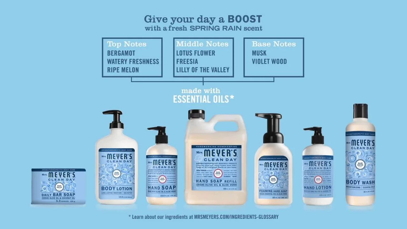 (3 Pack)  Clean Day Liquid Hand Soap, Rain Water Scent, 12.5 Ounce Bottle