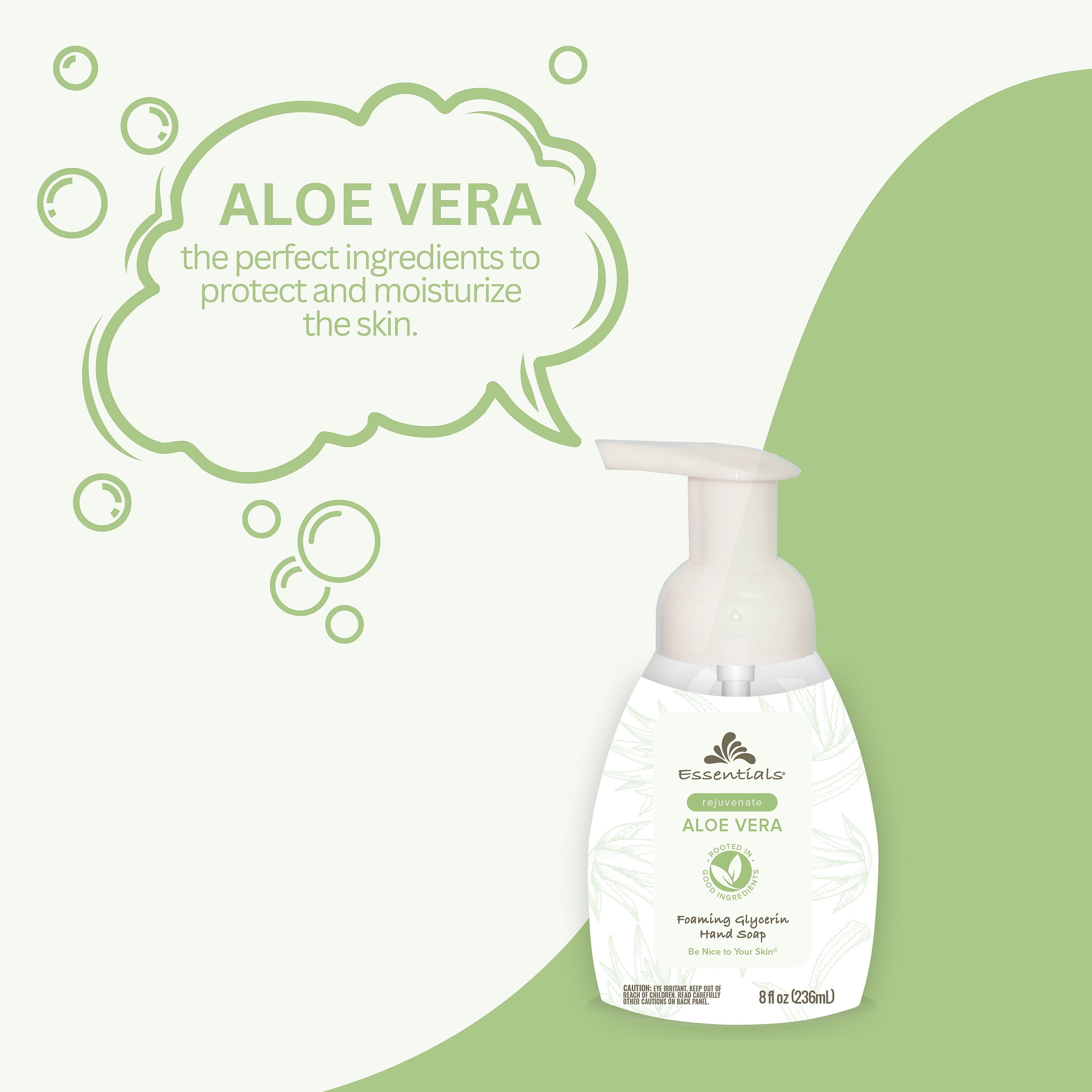 Foaming Glycerin Hand Soap, Aloe Vera, 8-Fluid Ounce, Pack of 2