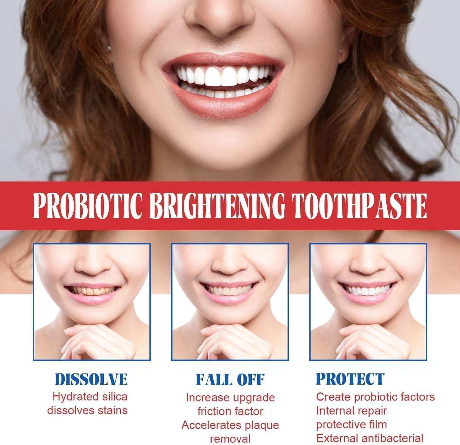 SP-8 Probiotic Toothpaste,Super Probioticsp-8 Toothpaste,Sp8 Ultra Whitening Toothpastes,Sp 8 Toothpastes Fresh Breath,Deep Cleaning Care (1)