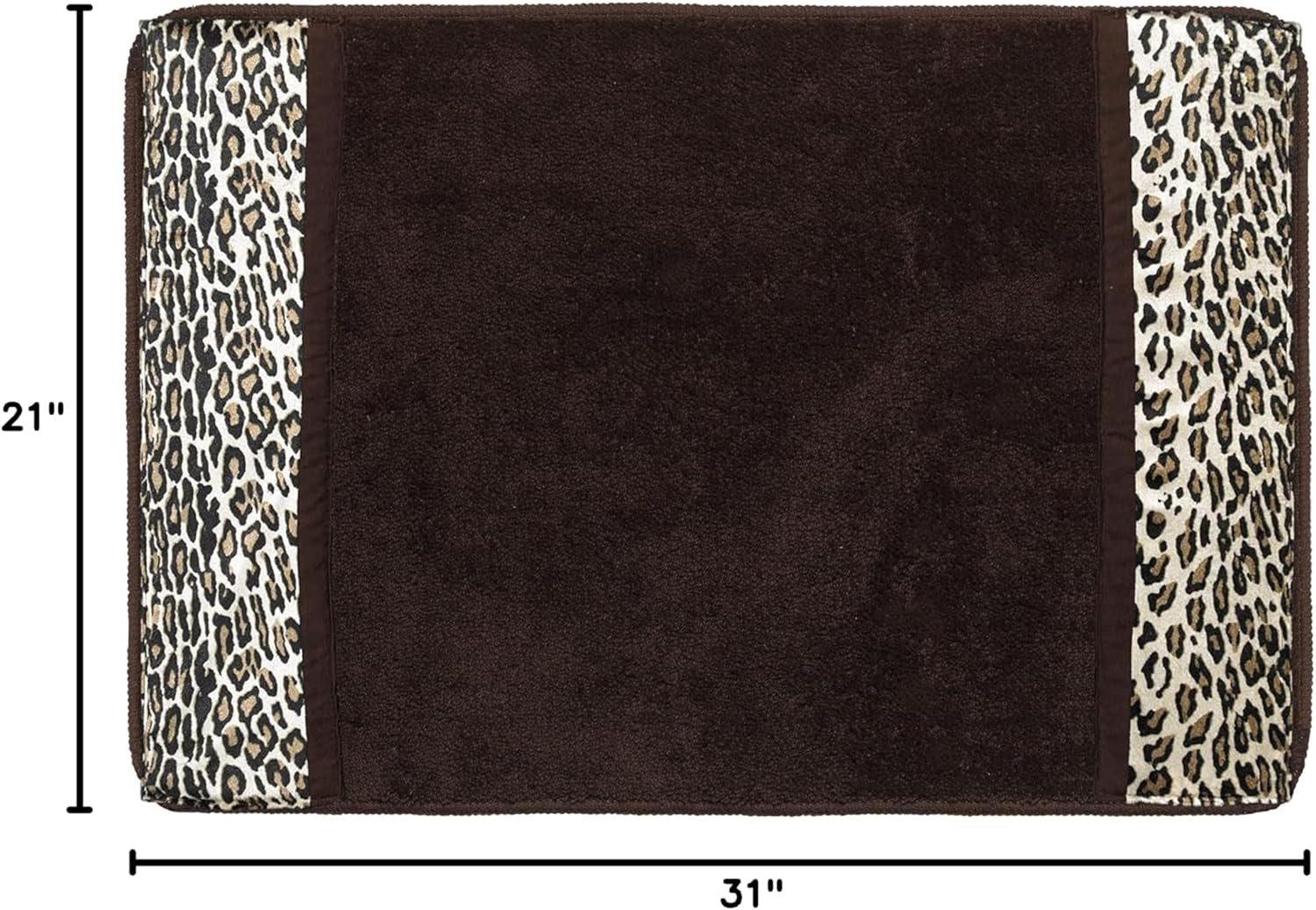 Bath Rug, Jezella Collection, 31" X 21", Animal Print