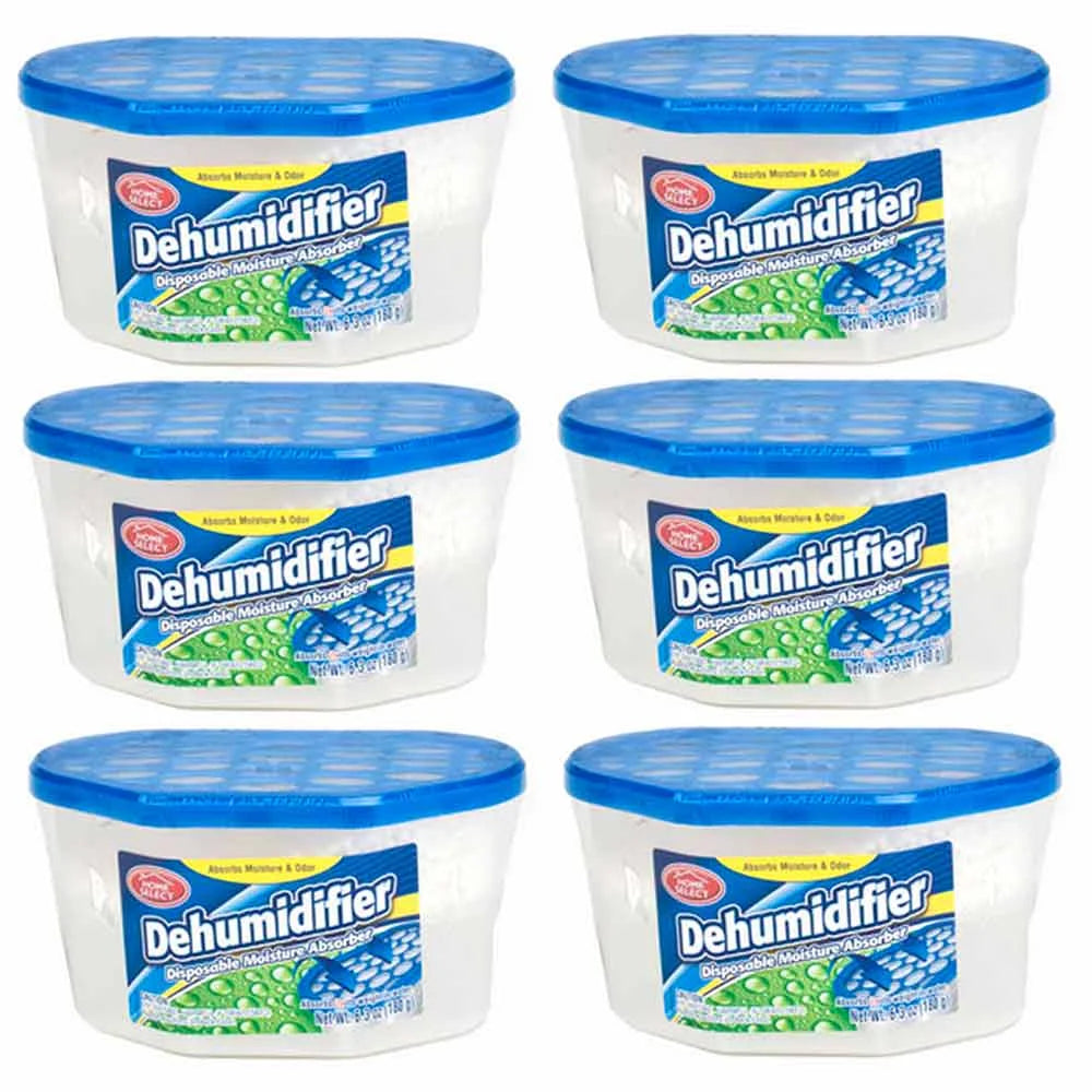 6 Dehumidifier Disposable Moisture Absorber Damp Trap Mold Closet Fresh Air Home