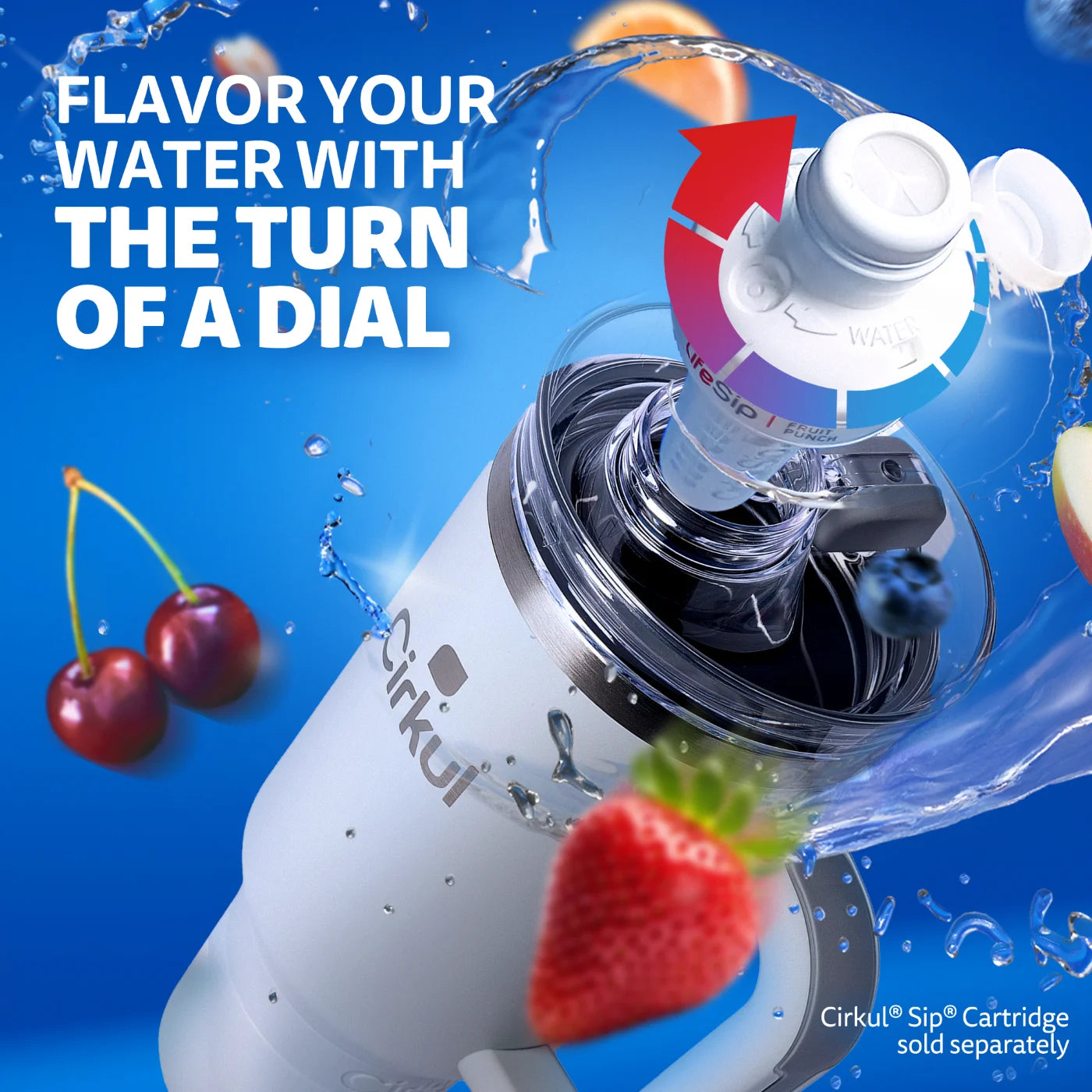 40Oz All-Day Strawsip Double-Wall Insulated Stainless Steel Tumbler with Handle, Fog (Light Gray)