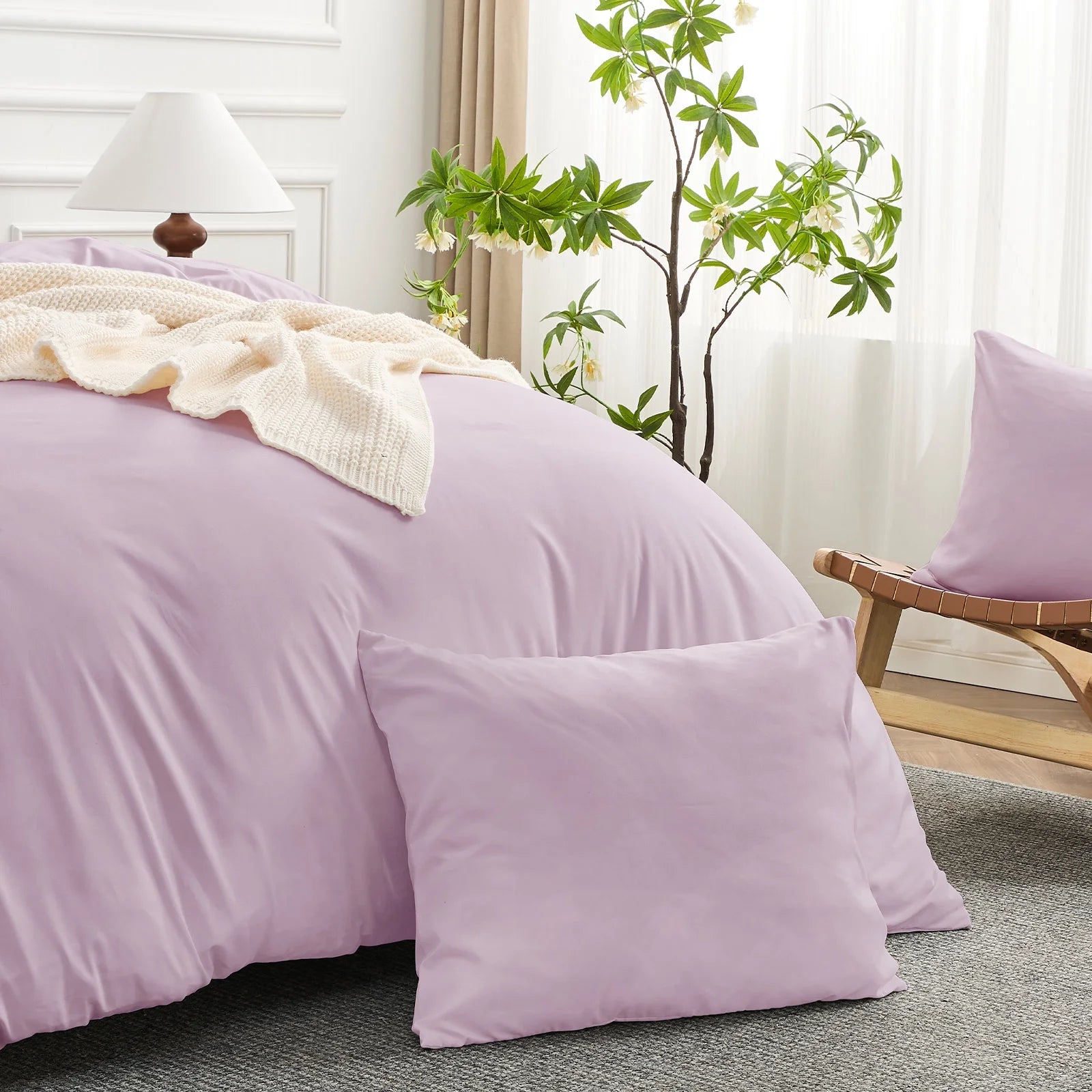 Luxury King Duvet Cover, Soft & Breathable Microfiber 3 Pieces King Bedding Sets, King Comfy Duvet Cover, with Zipper Closure