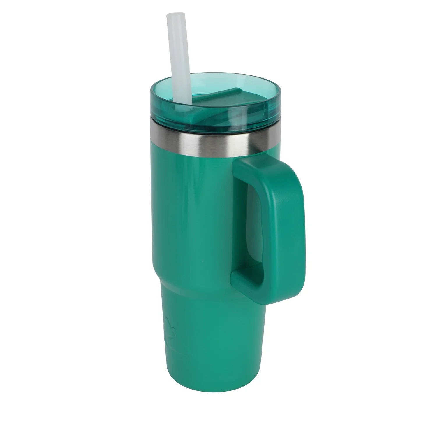 18 Oz Tumbler with Handle, Shimmer Serrano Pepper