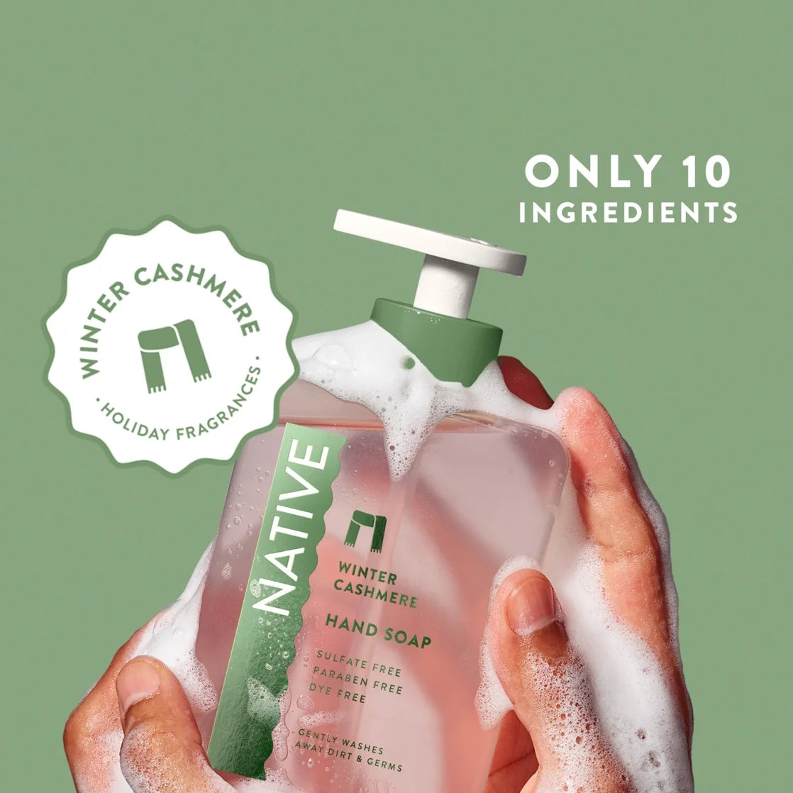 Limited Edition Winter Cashmere Liquid Hand Soap 13 Fl Oz