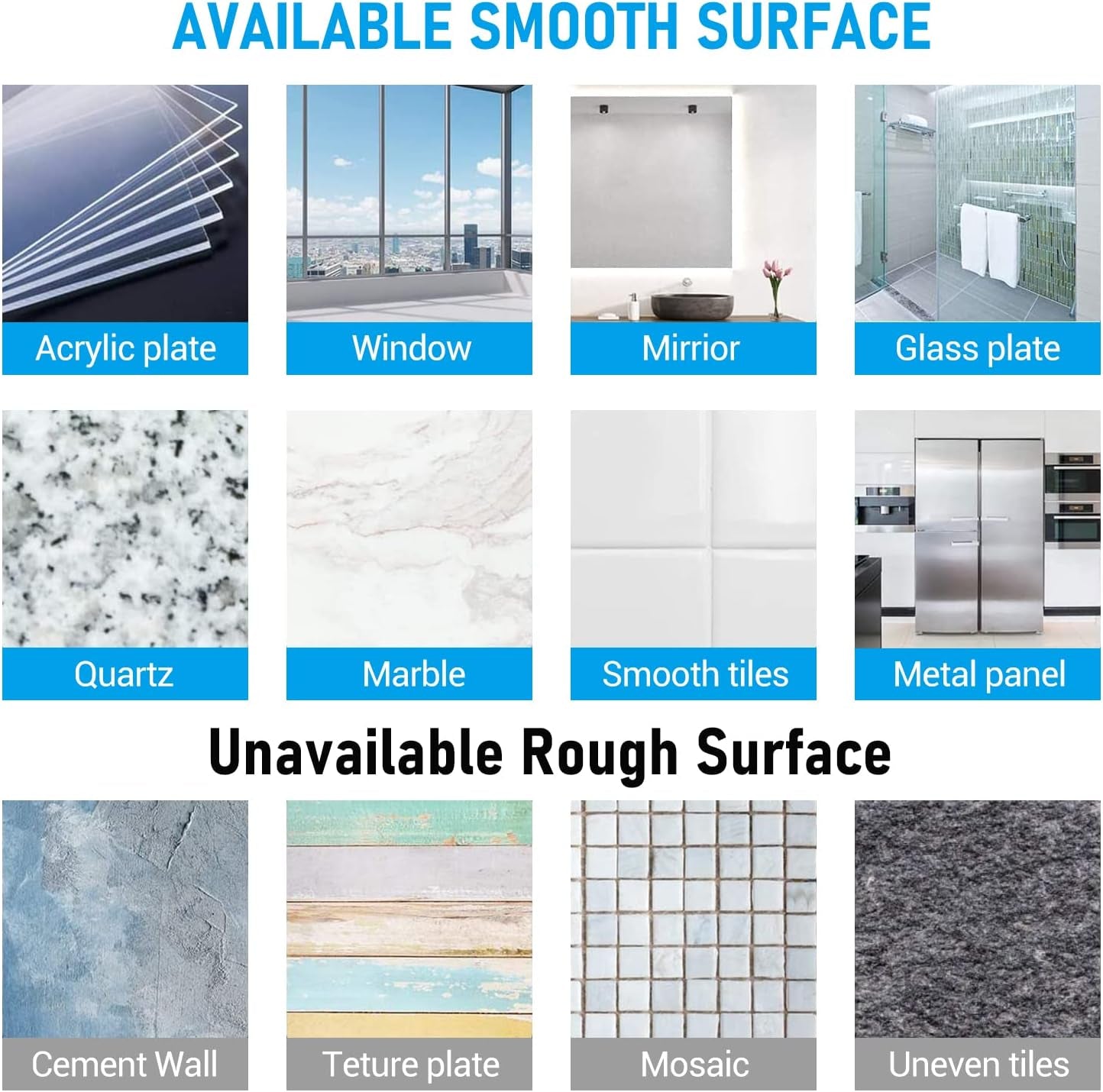 Suction Cup Adhesive Hooks -  2 Pack Large Suction Adhesive Hooks Heavy Duty Clear Shower Hooks Kitchen Bathroom Window Wall Hooks for Hanging Towel Bathrobe Loofah Sponge Christmas Wreath Key