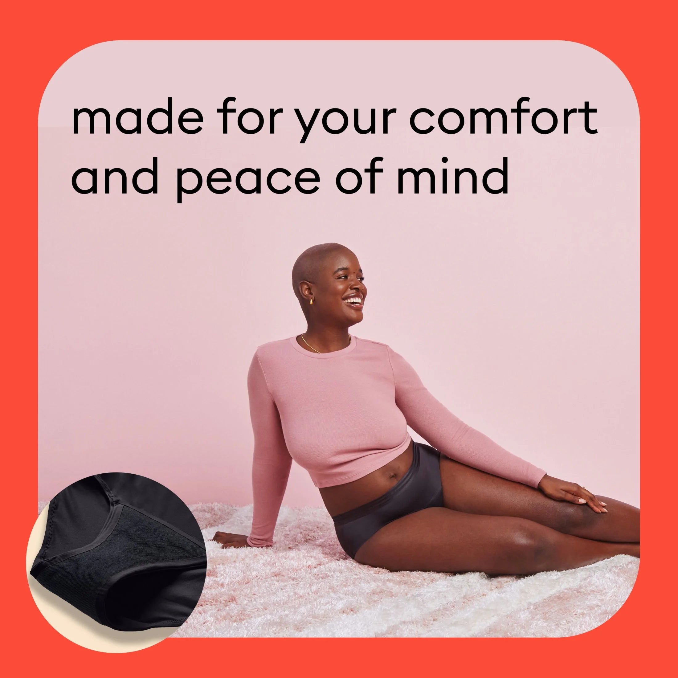 (2 Pack)  for All Leaks Women’S Hi-Waist Incontinence Underwear, Size Medium, Black