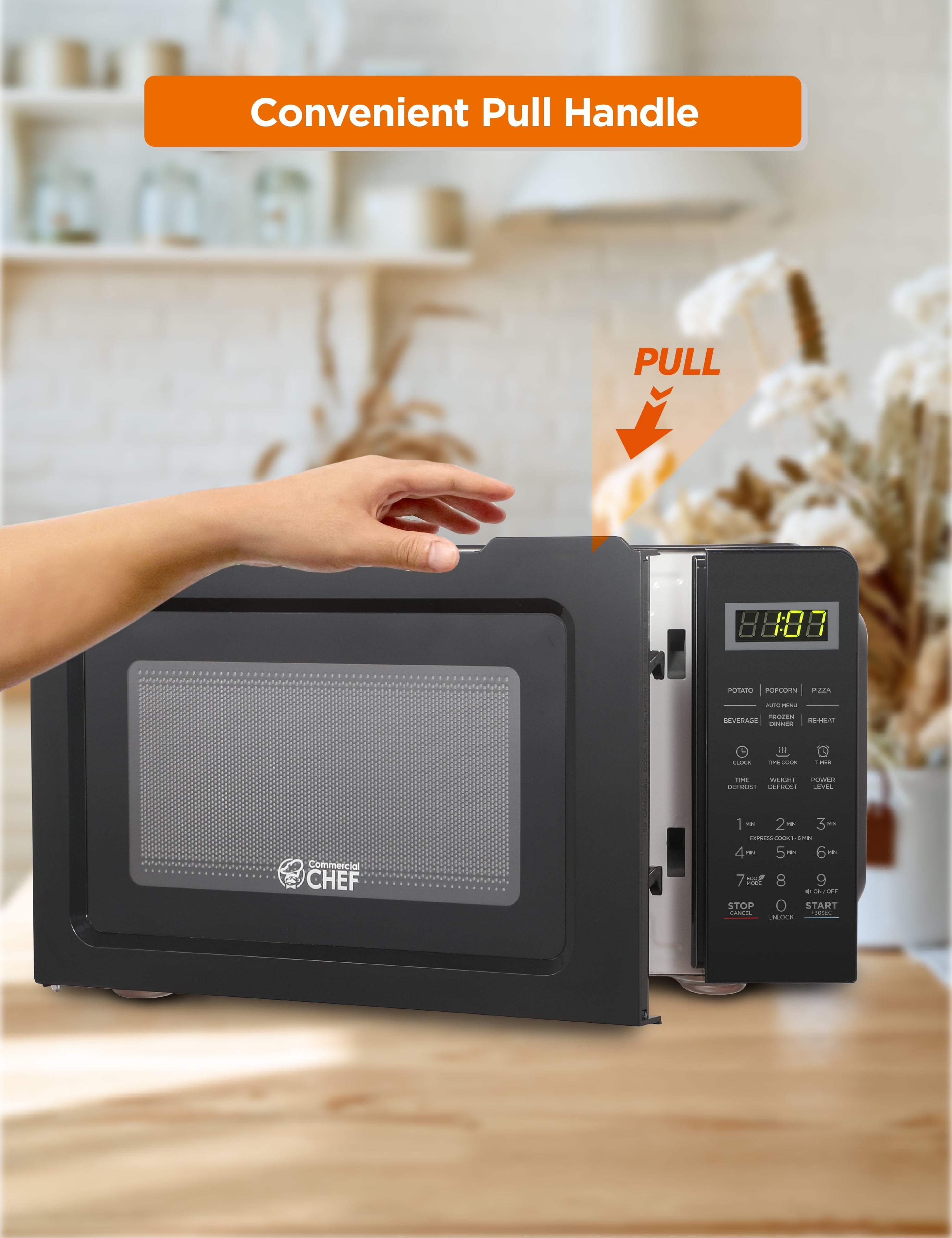 CHM770B 0.7 Cu. Ft. Microwave Oven, Black