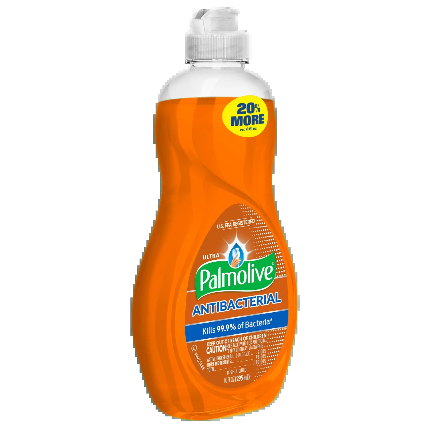 Ultra Dish Liquid Anti-Bacterial Orange -10Oz (5 Pack)